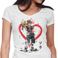Watercolor Kingdom Women's V-Neck - Adult & Kids T-Shirts, Sweatshirts & Hoodies apparel design preview 1