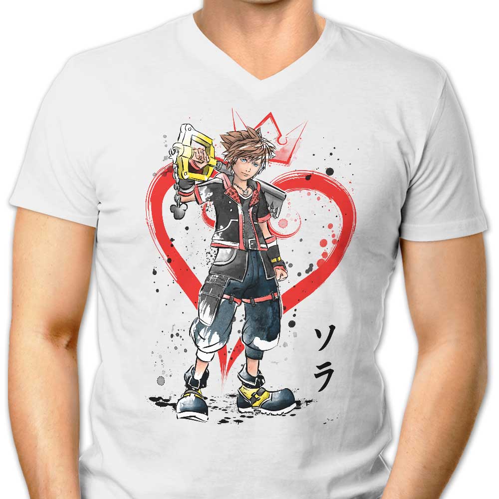 Watercolor Kingdom Men's V-Neck - Adult & Kids T-Shirts, Sweatshirts & Hoodies apparel design preview 1