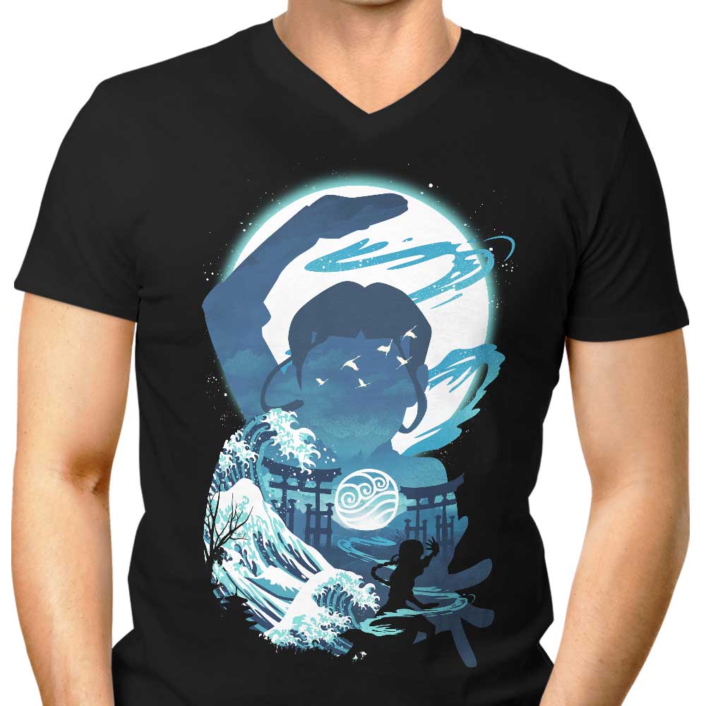 Waterscape Men's V-Neck - Adult & Kids T-Shirts, Sweatshirts & Hoodies apparel design preview 1