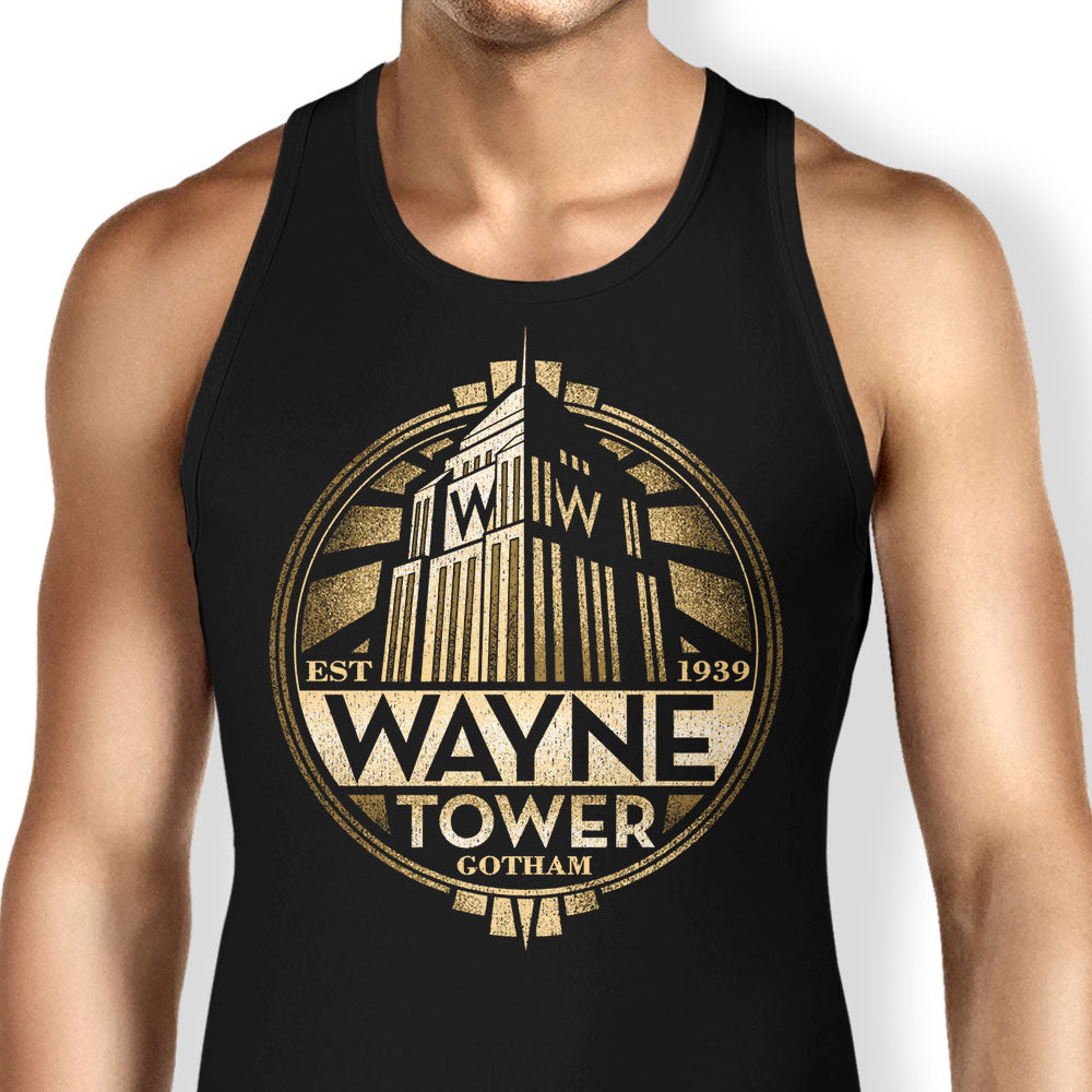 Wayne Tower Tank Top - Adult & Kids T-Shirts, Sweatshirts & Hoodies apparel design preview 1