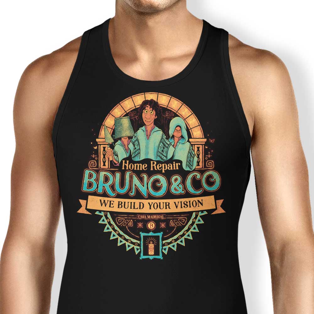We Build Your Vision Tank Top - Adult & Kids T-Shirts, Sweatshirts & Hoodies apparel design preview 1