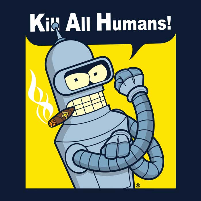 We Can Kill All Humans - Adult & Kids T-Shirts, Sweatshirts & Hoodies apparel design preview 2