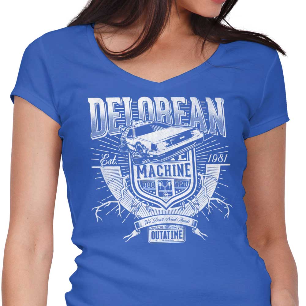 We Don't Need Roads Women's V-Neck - Adult & Kids T-Shirts, Sweatshirts & Hoodies apparel design preview 1