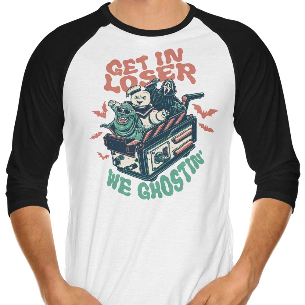 We Ghostin' 3/4 Sleeve Raglan - Adult & Kids T-Shirts, Sweatshirts & Hoodies apparel design preview 1