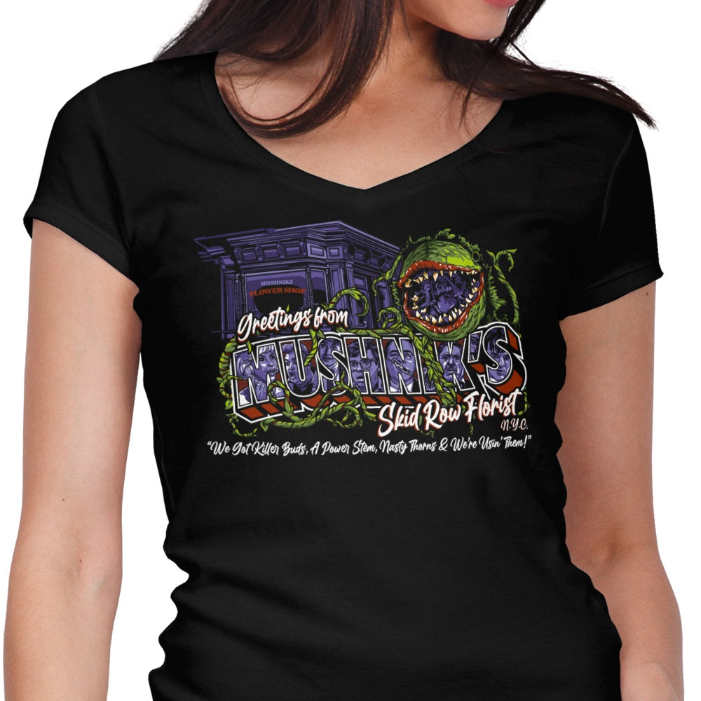 We Got Killer Buds Women's V-Neck - Adult & Kids T-Shirts, Sweatshirts & Hoodies apparel design preview 1