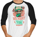 We Want You 3/4 Sleeve Raglan - Adult & Kids T-Shirts, Sweatshirts & Hoodies apparel design preview 1
