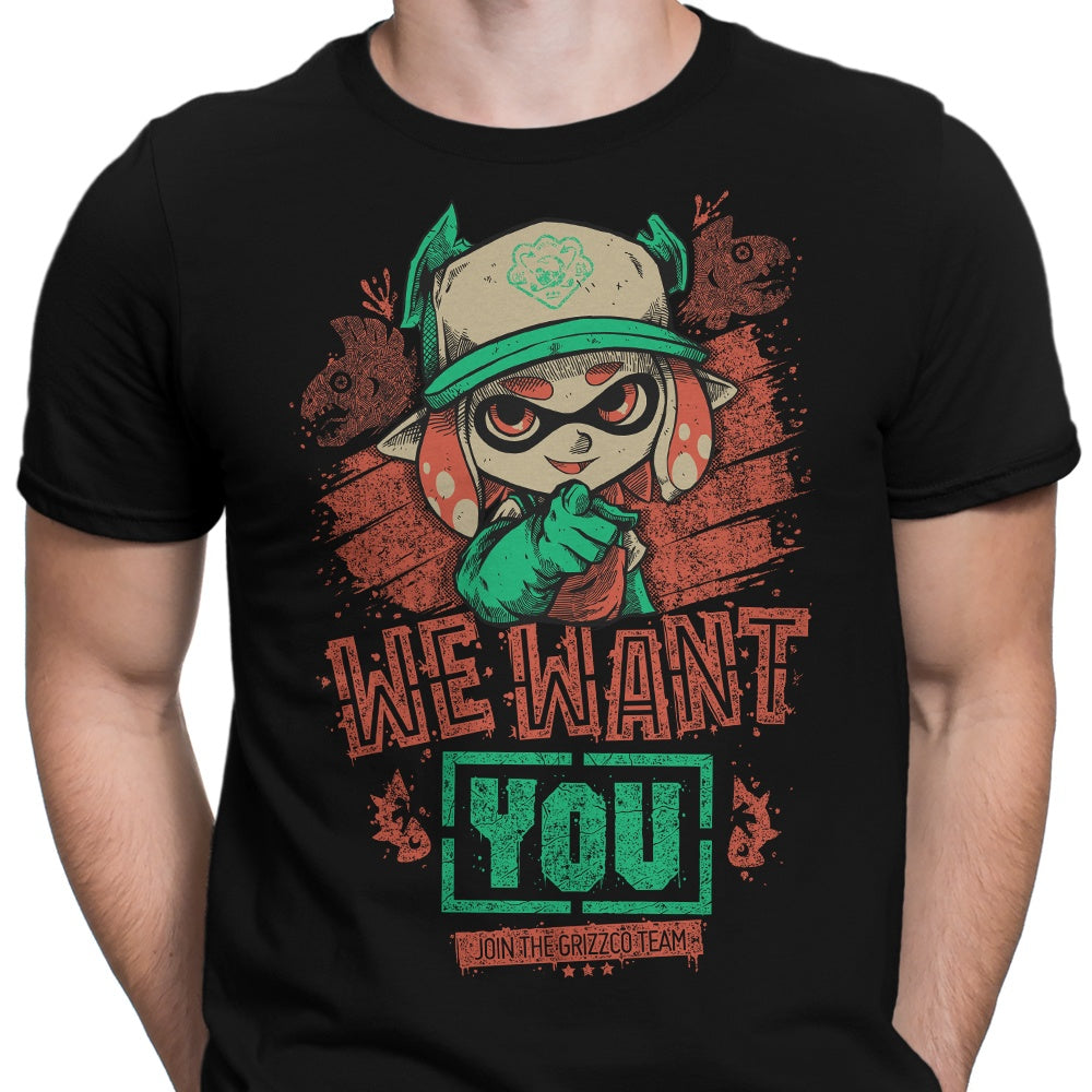 We Want You Men's Apparel - Adult & Kids T-Shirts, Sweatshirts & Hoodies apparel design preview 2