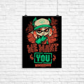 We Want You Poster - Adult & Kids T-Shirts, Sweatshirts & Hoodies apparel design preview 1