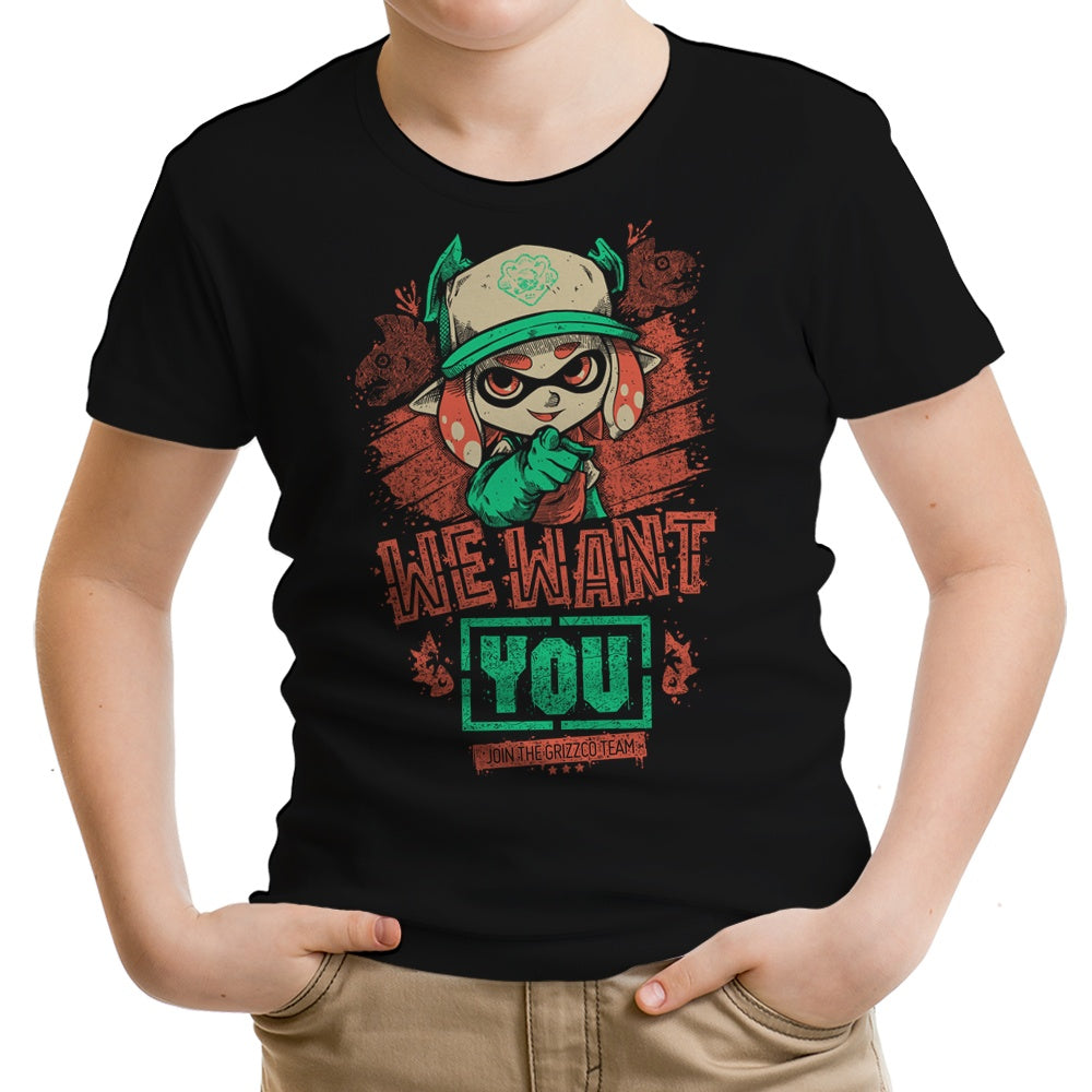 We Want You Youth Apparel - Adult & Kids T-Shirts, Sweatshirts & Hoodies apparel design preview 1