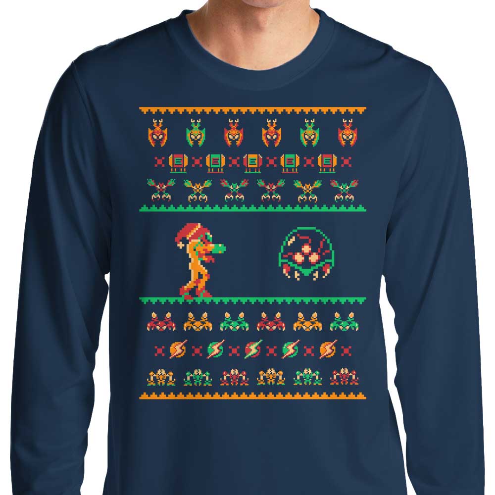 We Wish You a Metroid Christmas - Adult & Kids T-Shirts, Sweatshirts & Hoodies apparel design preview 1