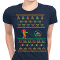 We Wish You a Metroid Christmas Women's Apparel - Adult & Kids T-Shirts, Sweatshirts & Hoodies apparel design preview 1