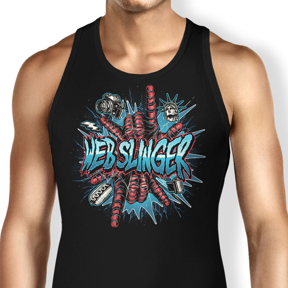 Web Slinger Tank Top - Adult & Kids T-Shirts, Sweatshirts & Hoodies apparel design preview 1