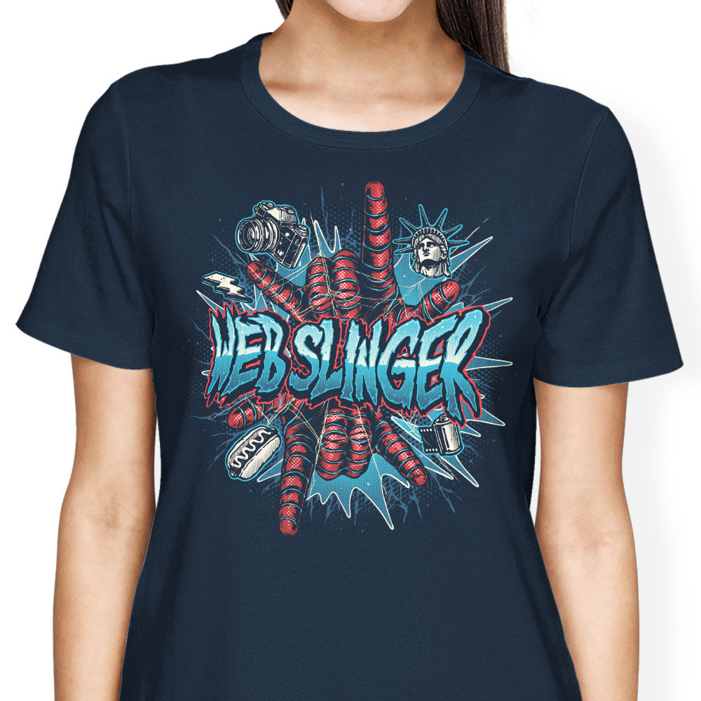 Web Slinger Women's Apparel - Adult & Kids T-Shirts, Sweatshirts & Hoodies apparel design preview 2