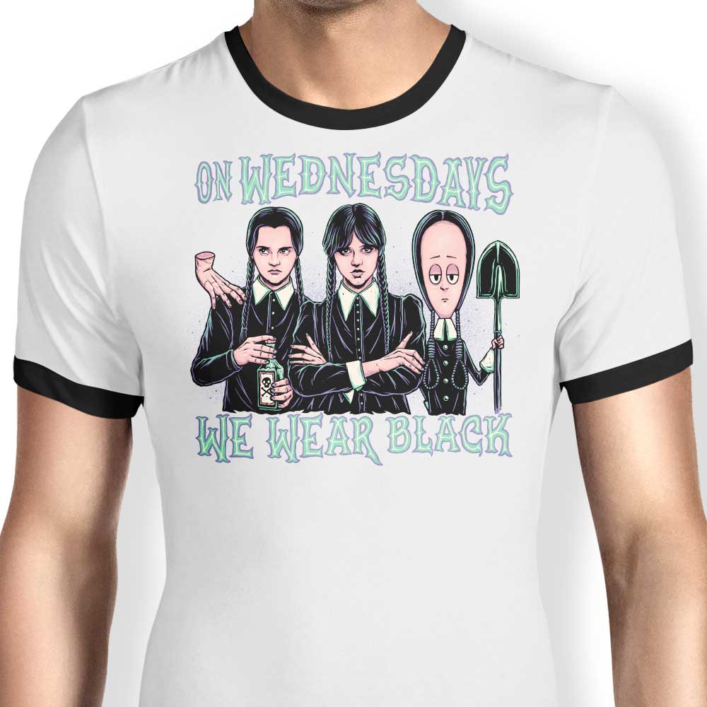 Wednesday Club Ringer - Adult & Kids T-Shirts, Sweatshirts & Hoodies apparel design preview 1