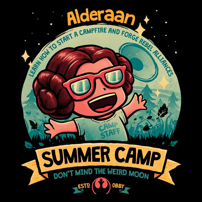 Weird Moon Summer Camp Men's Apparel - Adult & Kids T-Shirts, Sweatshirts & Hoodies apparel design preview 2