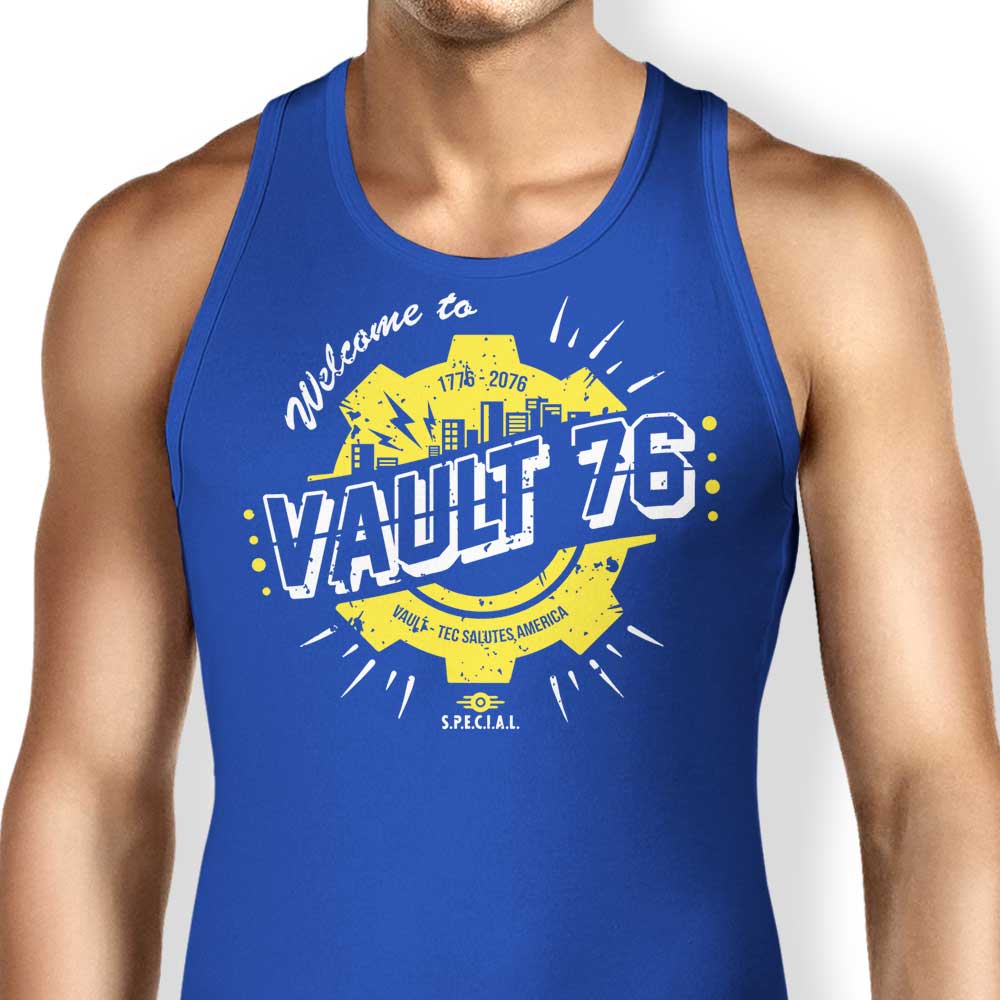 Welcome to 76 Tank Top - Adult & Kids T-Shirts, Sweatshirts & Hoodies apparel design preview 1