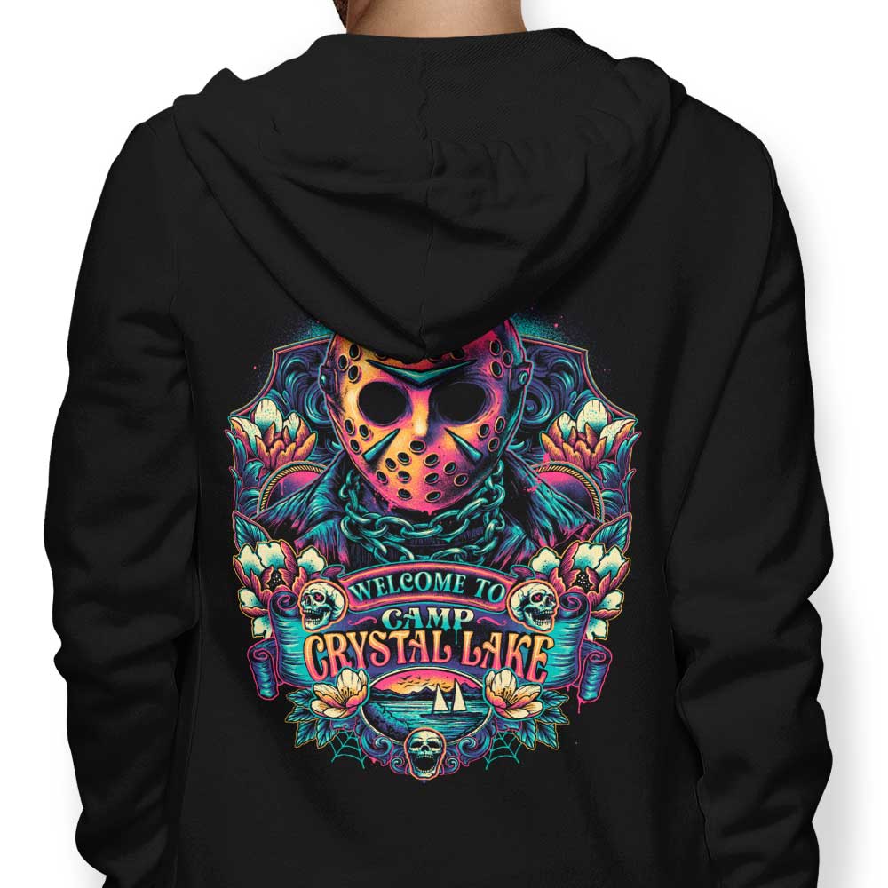 Welcome to Camp Crystal Lake - Adult & Kids T-Shirts, Sweatshirts & Hoodies apparel design preview 1