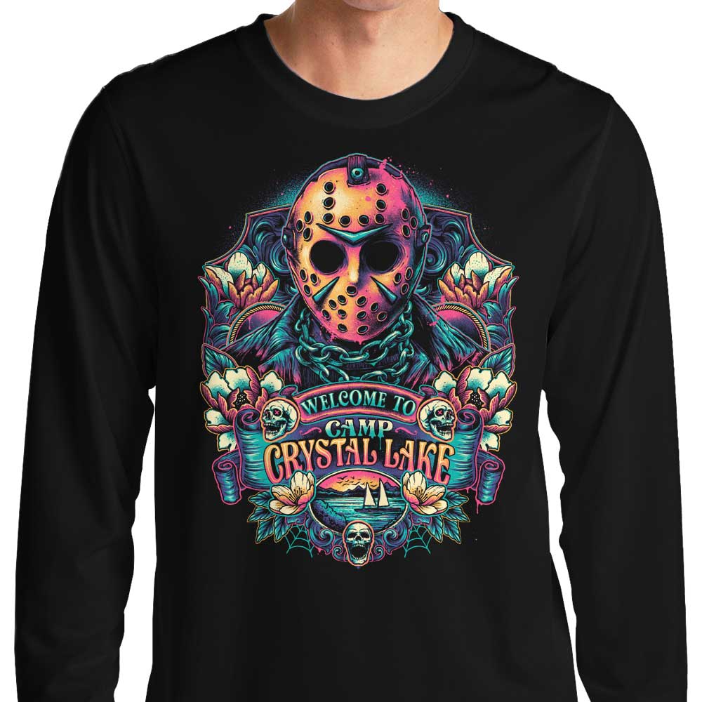 Welcome to Camp Crystal Lake - Adult & Kids T-Shirts, Sweatshirts & Hoodies apparel design preview 1
