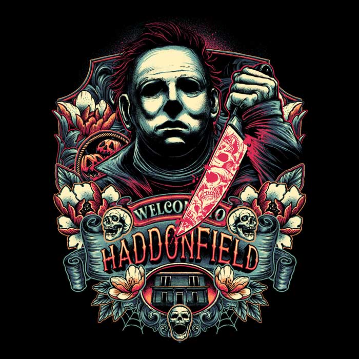 Welcome to Haddonfield Youth Apparel - Adult & Kids T-Shirts, Sweatshirts & Hoodies apparel design preview 2
