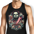 Welcome to Haddonfield Tank Top - Adult & Kids T-Shirts, Sweatshirts & Hoodies apparel design preview 1