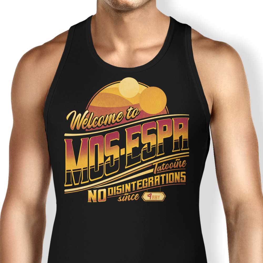 Welcome to Mos Espa Tank Top - Adult & Kids T-Shirts, Sweatshirts & Hoodies apparel design preview 1