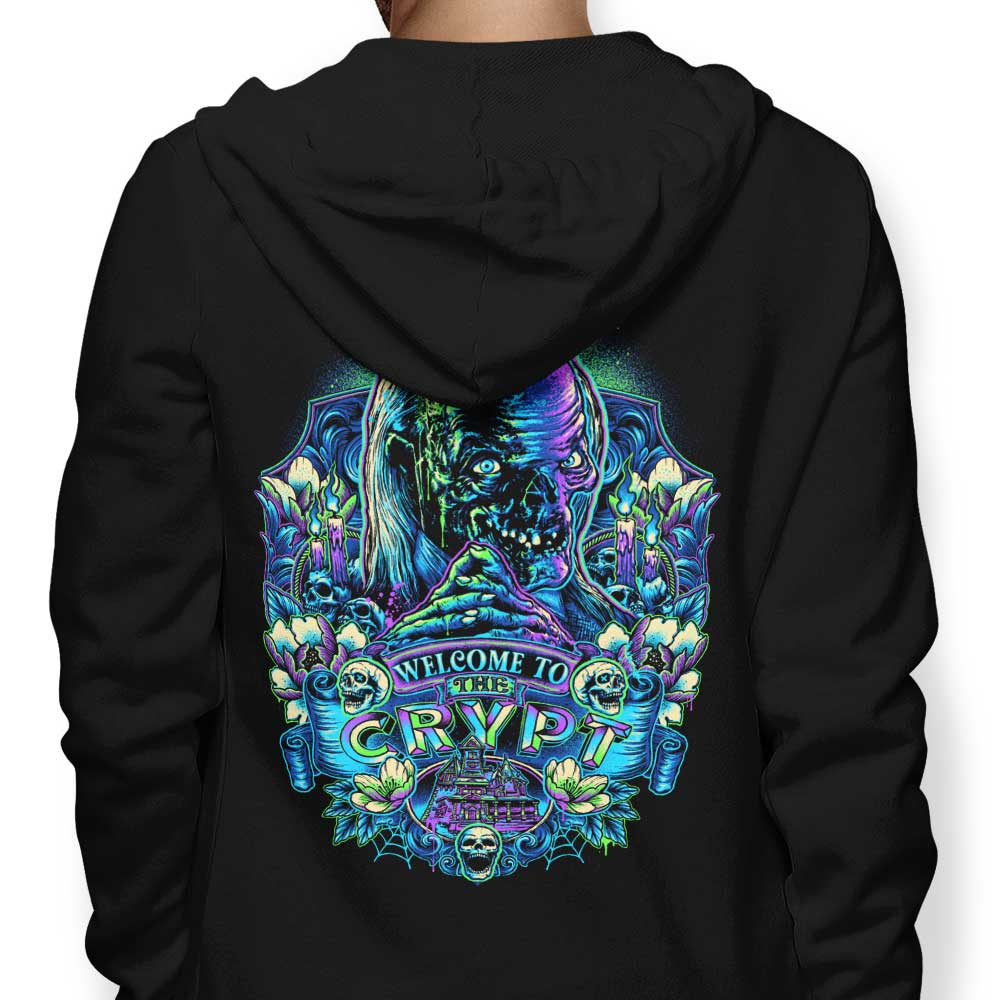 Welcome to the Crypt - Adult & Kids T-Shirts, Sweatshirts & Hoodies apparel design preview 1