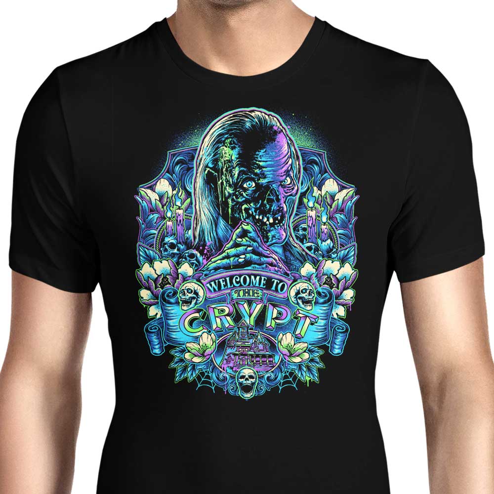Welcome to the Crypt Men's Apparel - Adult & Kids T-Shirts, Sweatshirts & Hoodies apparel design preview 1