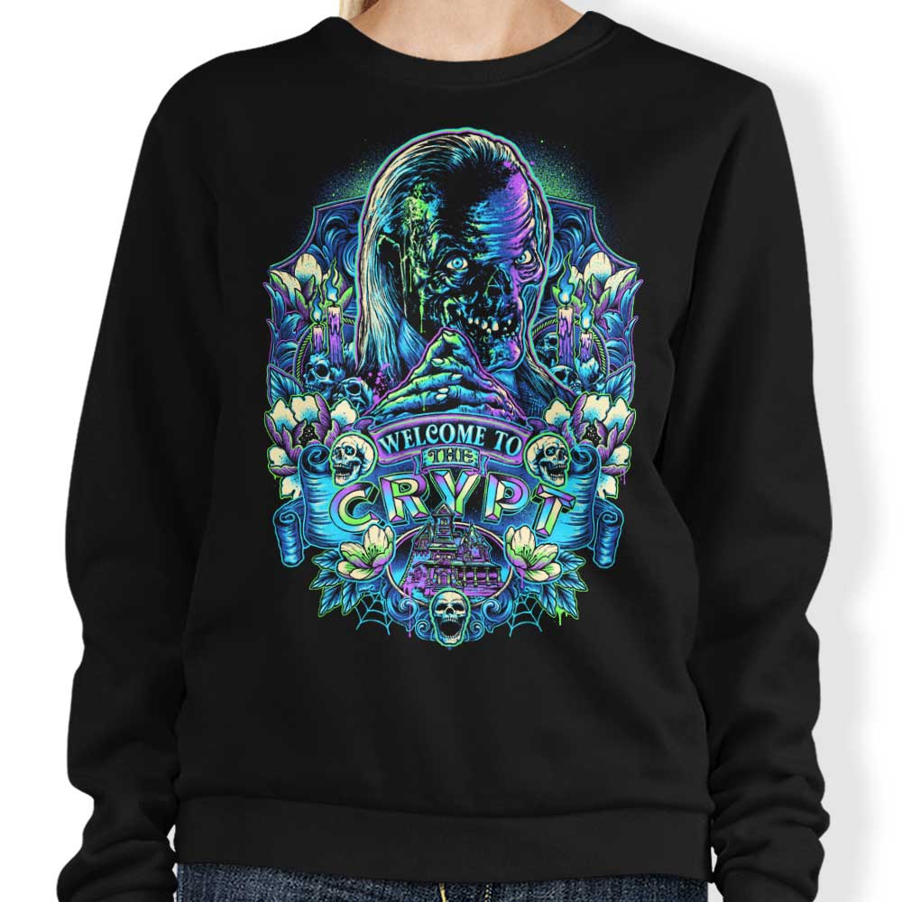 Welcome to the Crypt - Adult & Kids T-Shirts, Sweatshirts & Hoodies apparel design preview 1