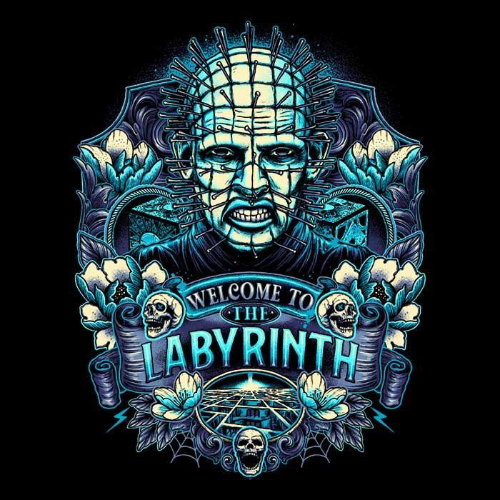 Welcome to the Labrynth - Adult & Kids T-Shirts, Sweatshirts & Hoodies apparel design preview 2