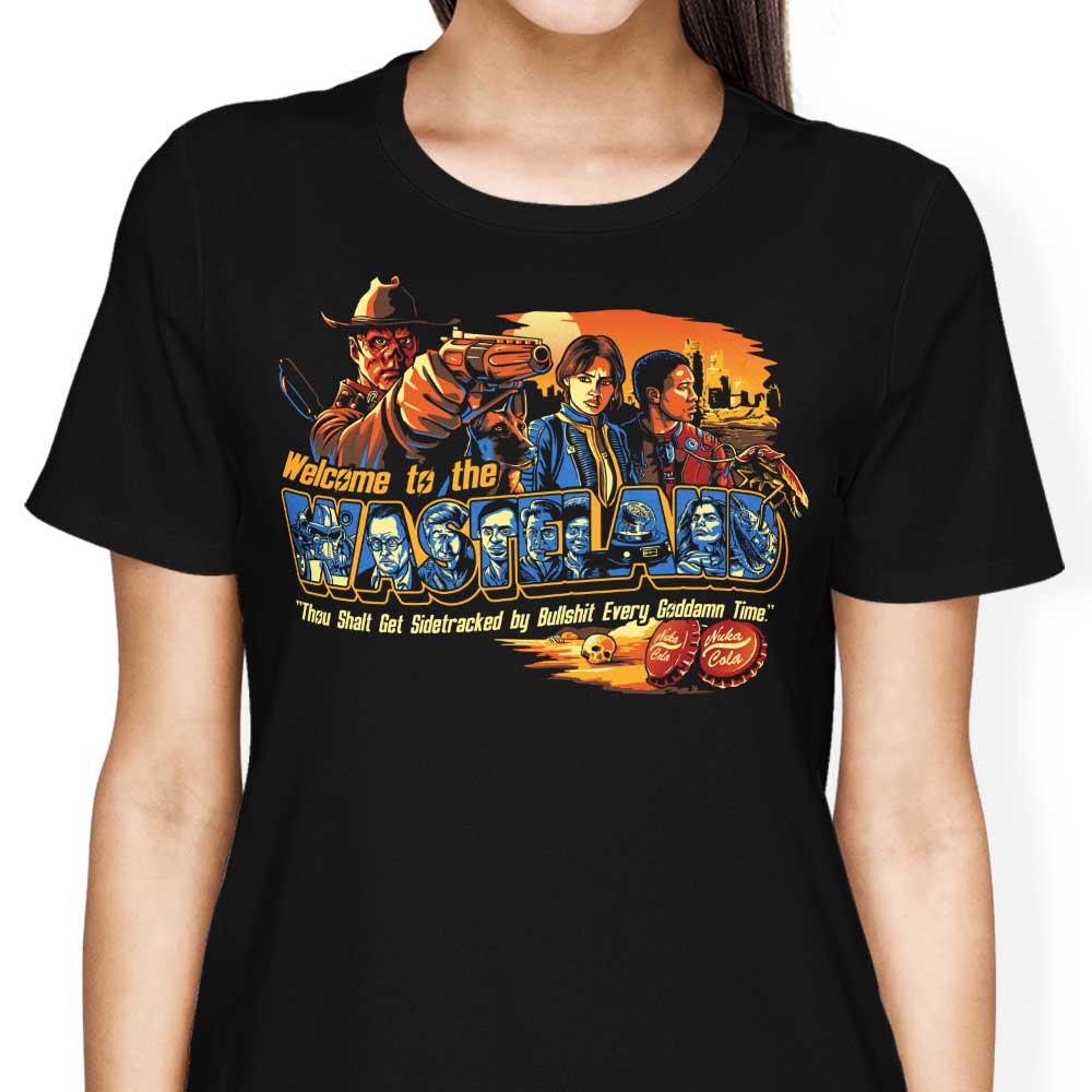 Welcome to the Wasteland Women's Apparel - Adult & Kids T-Shirts, Sweatshirts & Hoodies apparel design preview 1