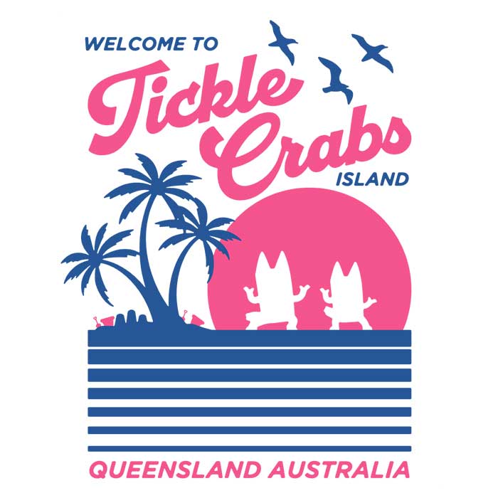 Welcome to Tickle Crabs Island Men's Apparel - Adult & Kids T-Shirts, Sweatshirts & Hoodies apparel design preview 2