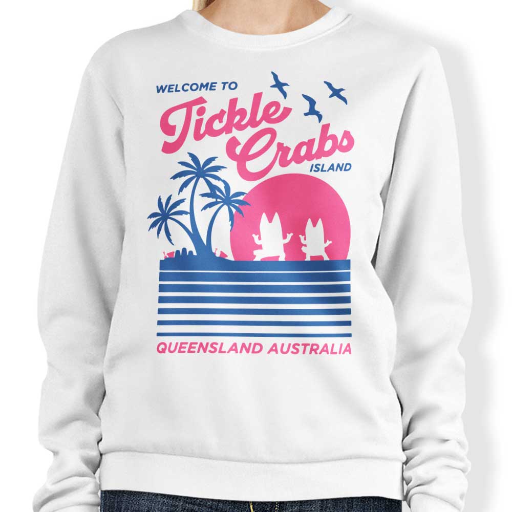Welcome to Tickle Crabs Island - Adult & Kids T-Shirts, Sweatshirts & Hoodies apparel design preview 1
