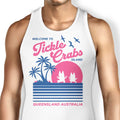 Welcome to Tickle Crabs Island Tank Top - Adult & Kids T-Shirts, Sweatshirts & Hoodies apparel design preview 1