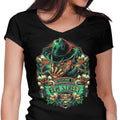 Welcome to Your Nightmare Women's V-Neck - Adult & Kids T-Shirts, Sweatshirts & Hoodies apparel design preview 1