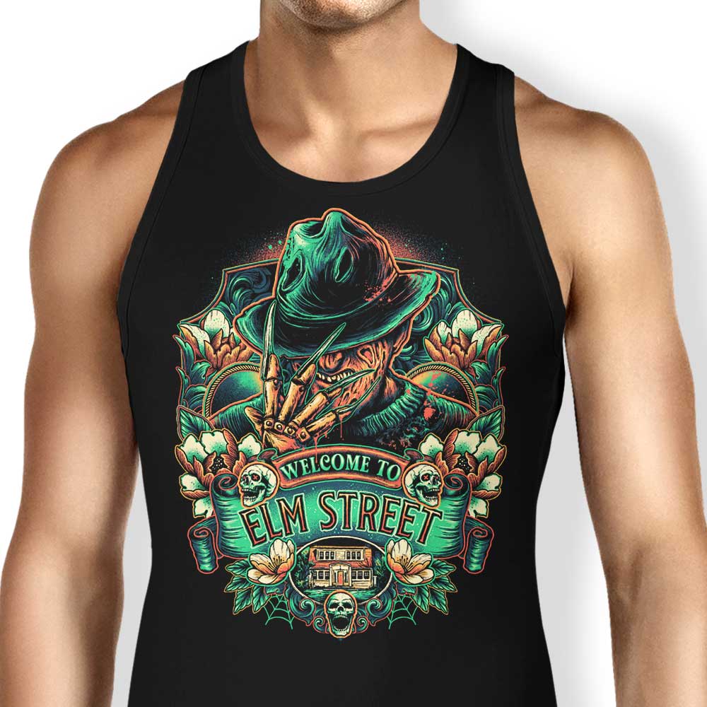Welcome to Your Nightmare Tank Top - Adult & Kids T-Shirts, Sweatshirts & Hoodies apparel design preview 1