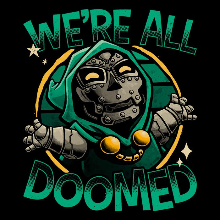 We're All Doomed Coasters - Adult & Kids T-Shirts, Sweatshirts & Hoodies apparel design preview 1