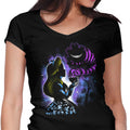 We're All Mad Here Women's V-Neck - Adult & Kids T-Shirts, Sweatshirts & Hoodies apparel design preview 1
