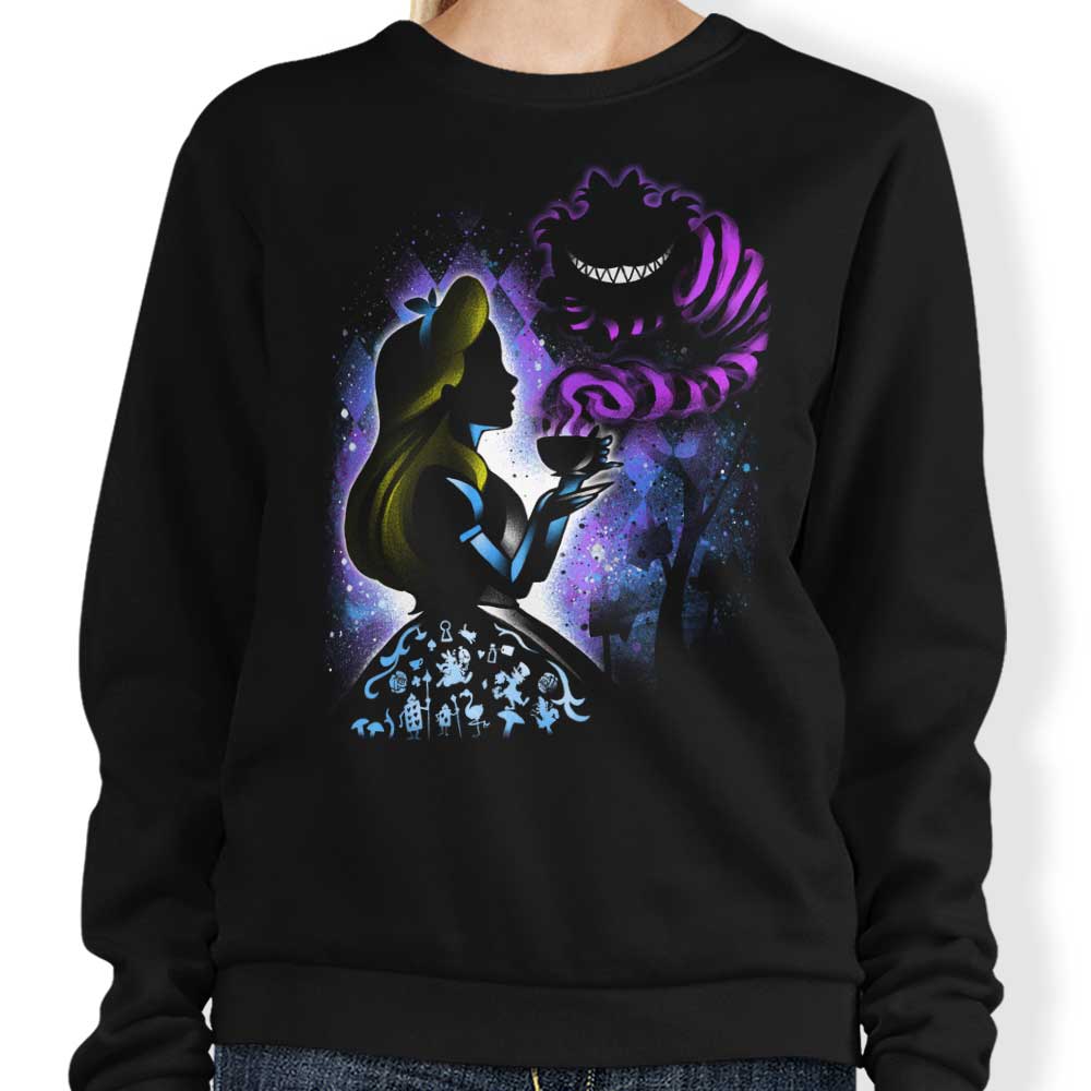 We're All Mad Here - Adult & Kids T-Shirts, Sweatshirts & Hoodies apparel design preview 1