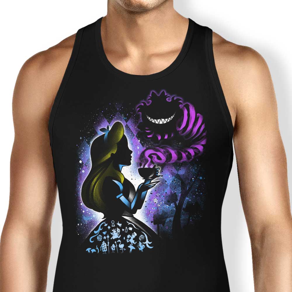 We're All Mad Here Tank Top - Adult & Kids T-Shirts, Sweatshirts & Hoodies apparel design preview 1