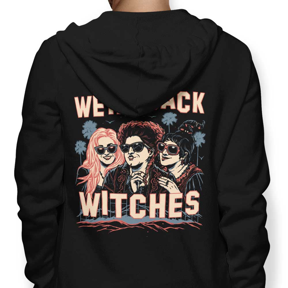 We're Back, Witches - Adult & Kids T-Shirts, Sweatshirts & Hoodies apparel design preview 1