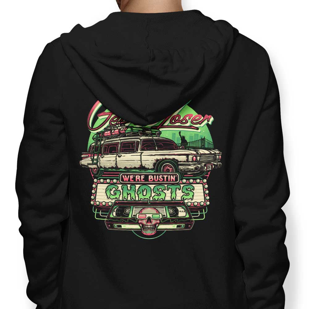 We're Bustin' Ghosts - Adult & Kids T-Shirts, Sweatshirts & Hoodies apparel design preview 1