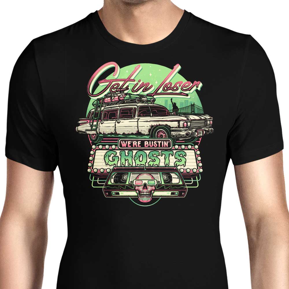 We're Bustin' Ghosts Men's Apparel - Adult & Kids T-Shirts, Sweatshirts & Hoodies apparel design preview 1