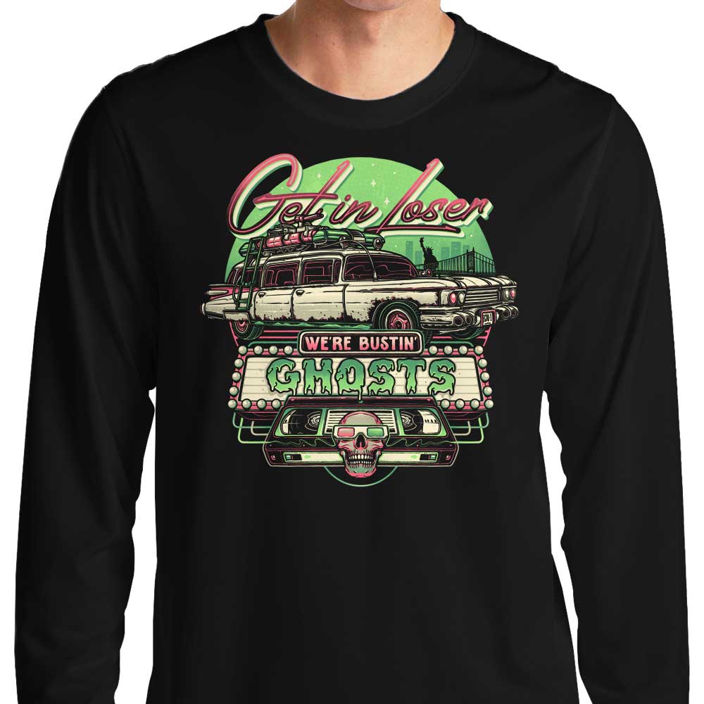 We're Bustin' Ghosts - Adult & Kids T-Shirts, Sweatshirts & Hoodies apparel design preview 1