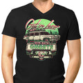 We're Bustin' Ghosts Men's V-Neck - Adult & Kids T-Shirts, Sweatshirts & Hoodies apparel design preview 1