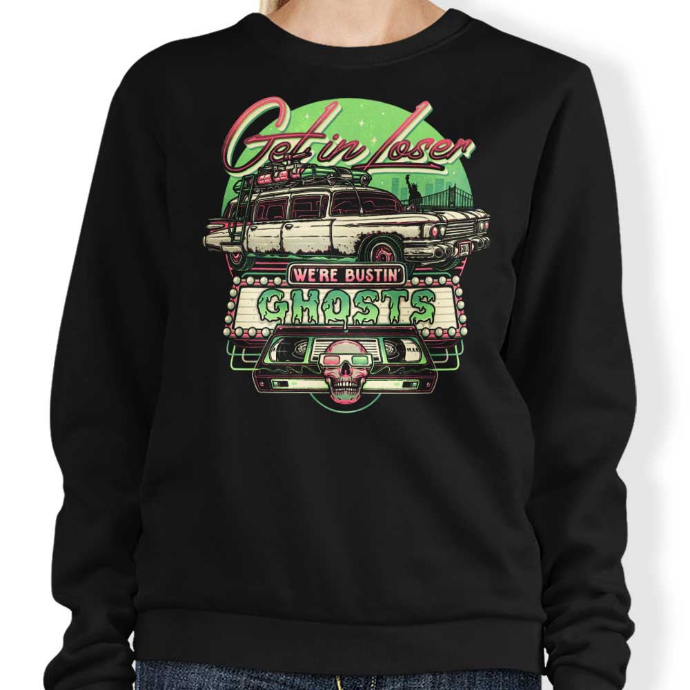 We're Bustin' Ghosts - Adult & Kids T-Shirts, Sweatshirts & Hoodies apparel design preview 1