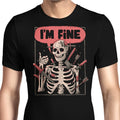 We're Fine Men's Apparel - Adult & Kids T-Shirts, Sweatshirts & Hoodies apparel design preview 1