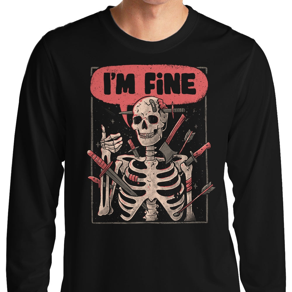We're Fine - Adult & Kids T-Shirts, Sweatshirts & Hoodies apparel design preview 1