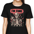 We're Fine Women's Apparel - Adult & Kids T-Shirts, Sweatshirts & Hoodies apparel design preview 1