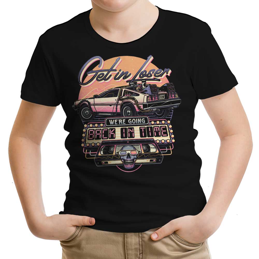 We're Going Back in Time Youth Apparel - Adult & Kids T-Shirts, Sweatshirts & Hoodies apparel design preview 1