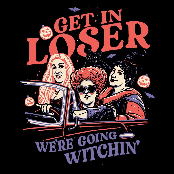 We're Going Witchin' Men's Apparel - Adult & Kids T-Shirts, Sweatshirts & Hoodies apparel design preview 2